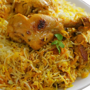 Chicken Biryani with Aaloo
